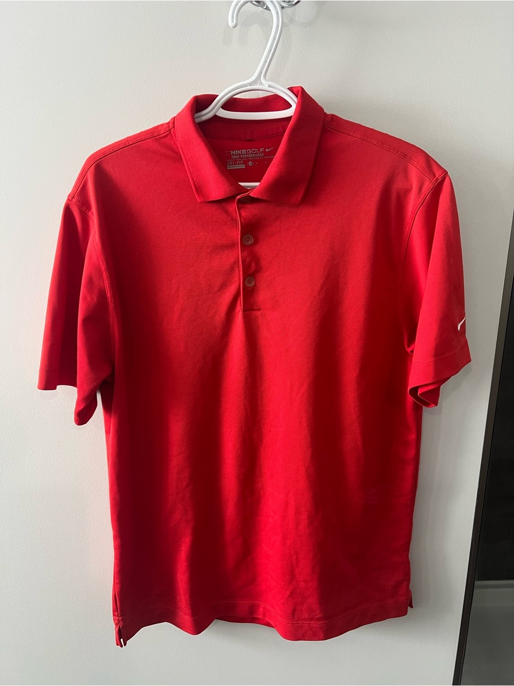 Nike Men’s Red Polo Shirt - Short Sleeve Performance